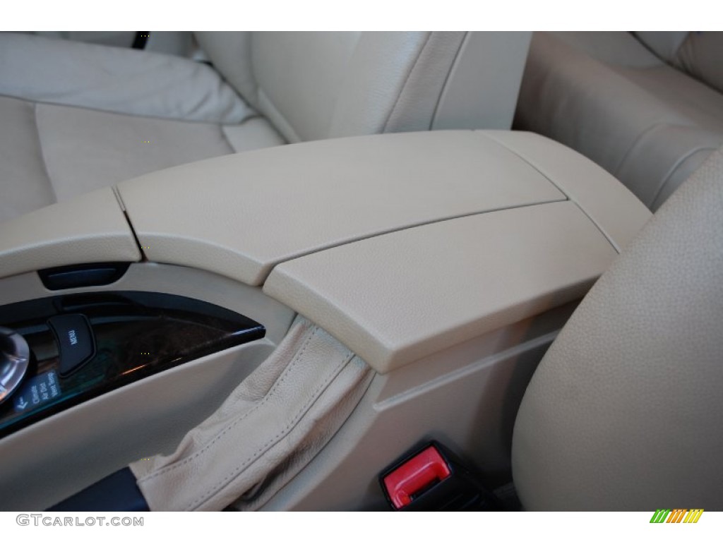2006 5 Series 530xi Sedan - Orient Blue Metallic / Beige photo #58