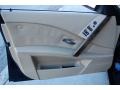 2006 BMW 5 Series Beige Interior Door Panel Photo