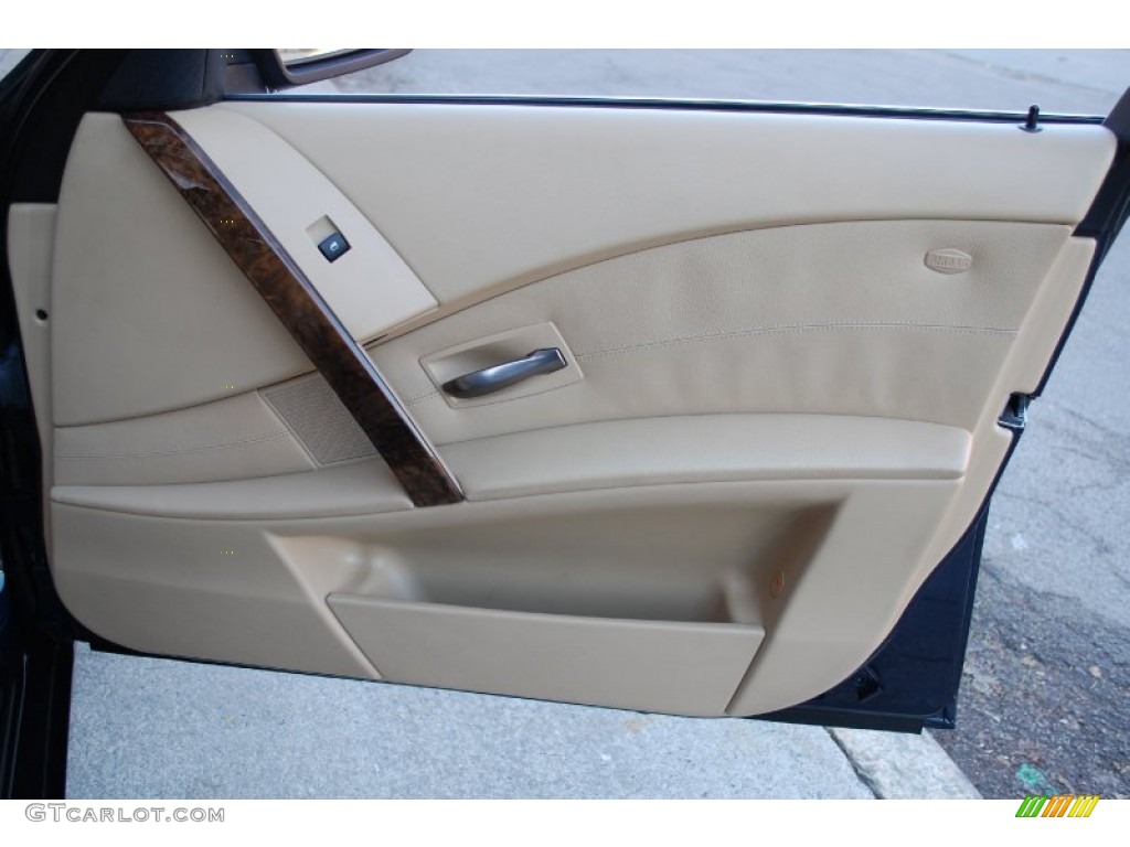 2006 5 Series 530xi Sedan - Orient Blue Metallic / Beige photo #65