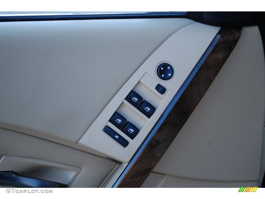 2006 5 Series 530xi Sedan - Orient Blue Metallic / Beige photo #68