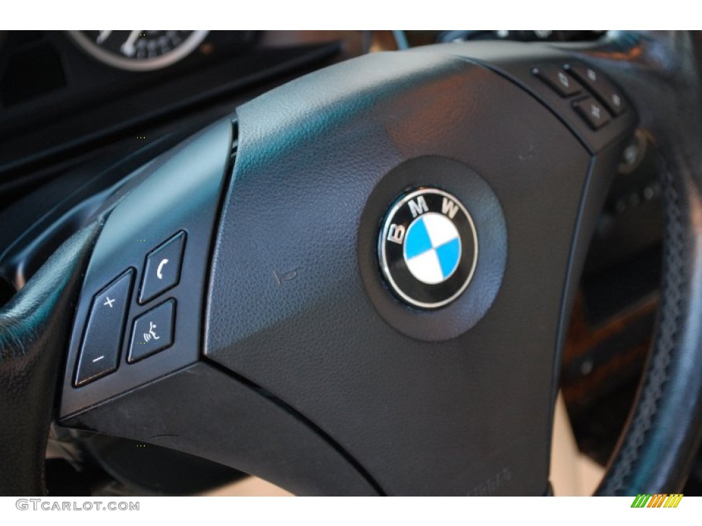 2006 5 Series 530xi Sedan - Orient Blue Metallic / Beige photo #73