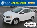 2014 Summit White Chevrolet Sonic LT Sedan  photo #1