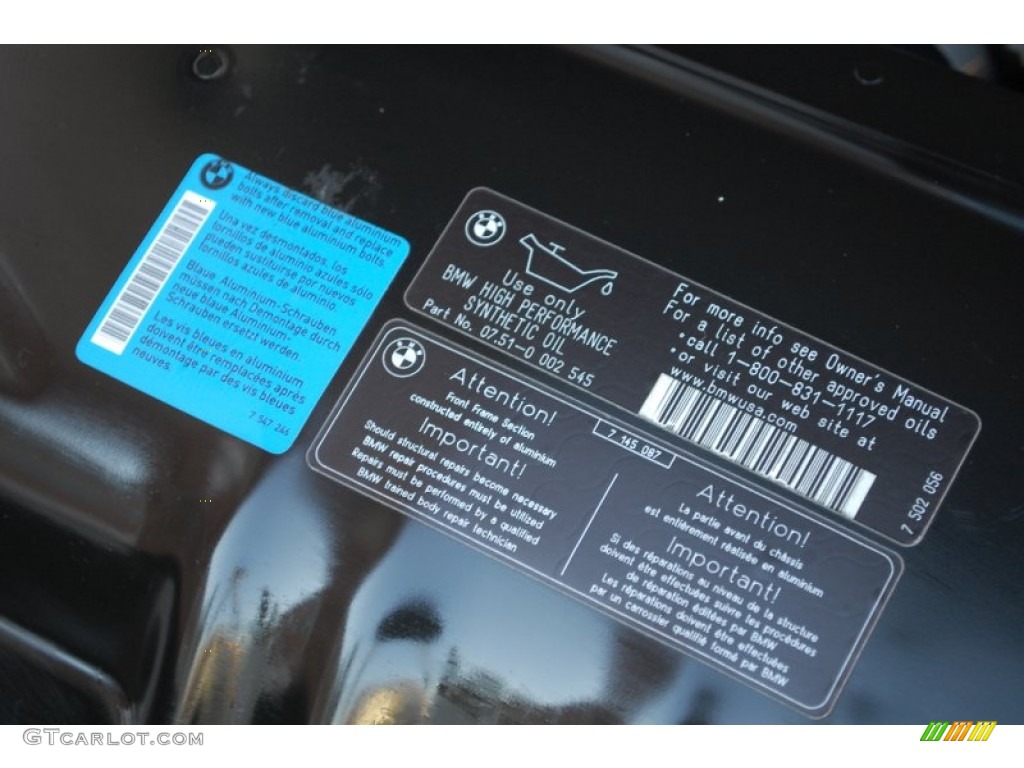 2006 BMW 5 Series 530xi Sedan Info Tag Photo #89823764