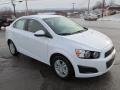 Summit White 2014 Chevrolet Sonic LT Sedan Exterior