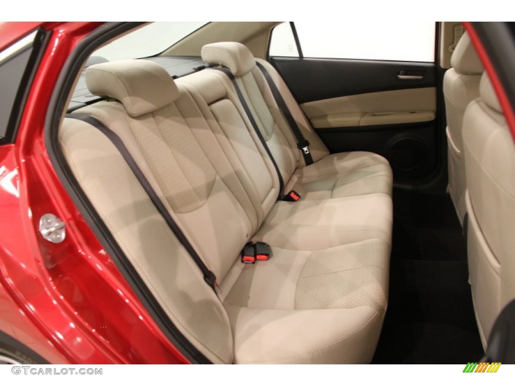 Beige Interior 2012 Mazda MAZDA6 i Sport Sedan Photo #89824475