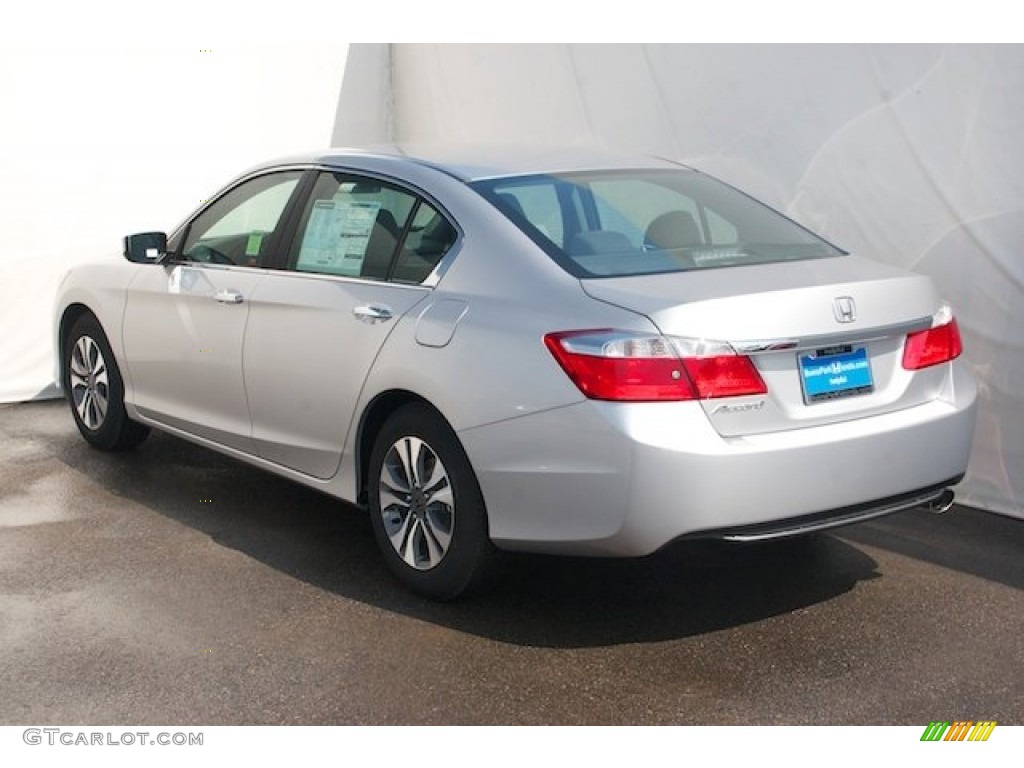 2014 Accord LX Sedan - Alabaster Silver Metallic / Black photo #5