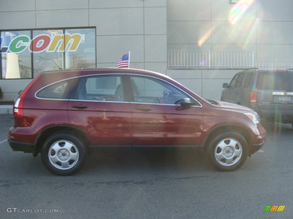 2011 CR-V LX 4WD - Tango Red Pearl / Gray photo #3