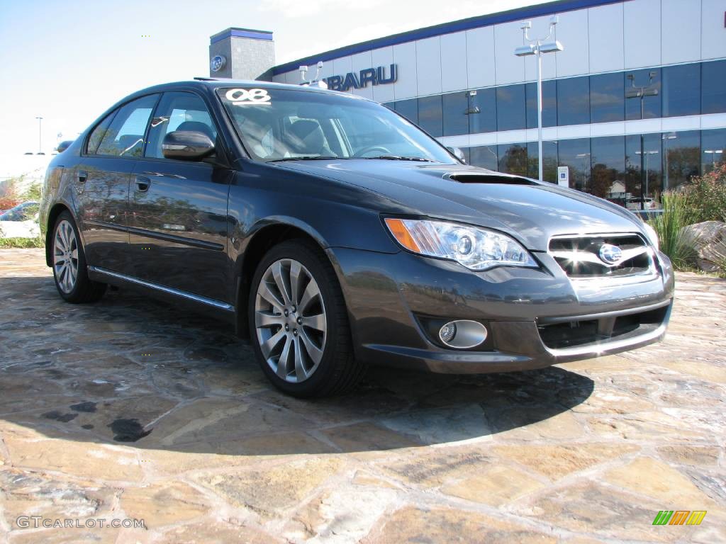 2008 Legacy 2.5 GT spec.B Sedan - Diamond Gray Metallic / Off Black photo #1