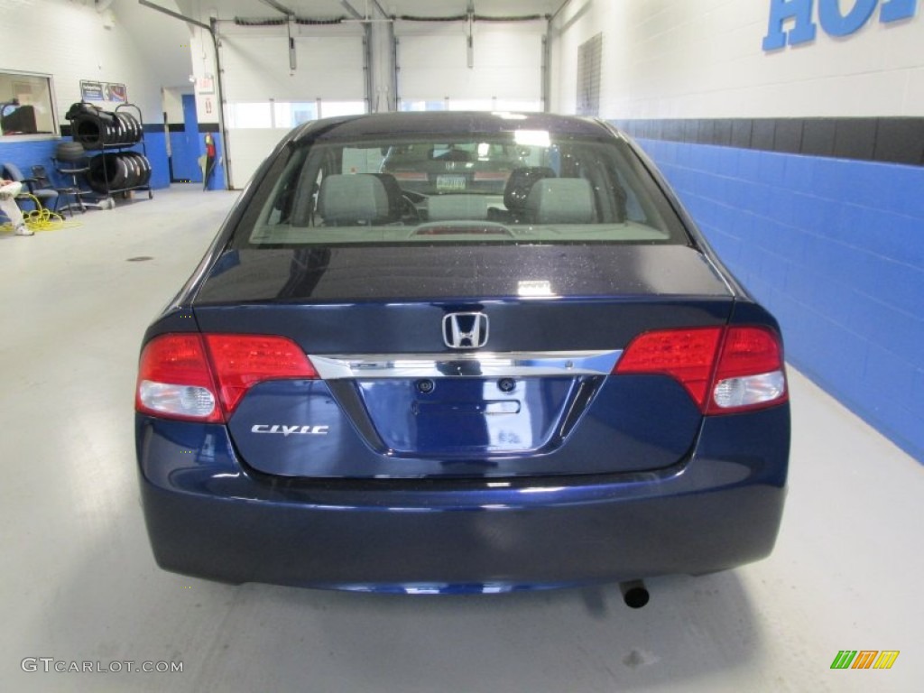 2011 Civic LX Sedan - Royal Blue Pearl / Gray photo #4