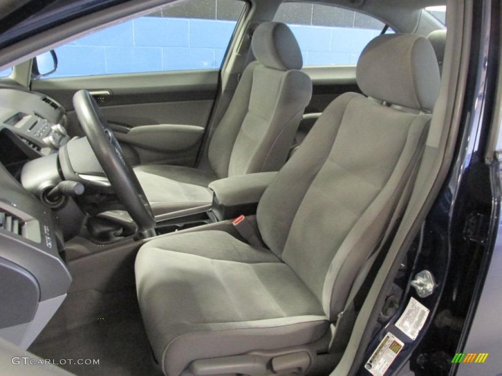 2011 Civic LX Sedan - Royal Blue Pearl / Gray photo #9