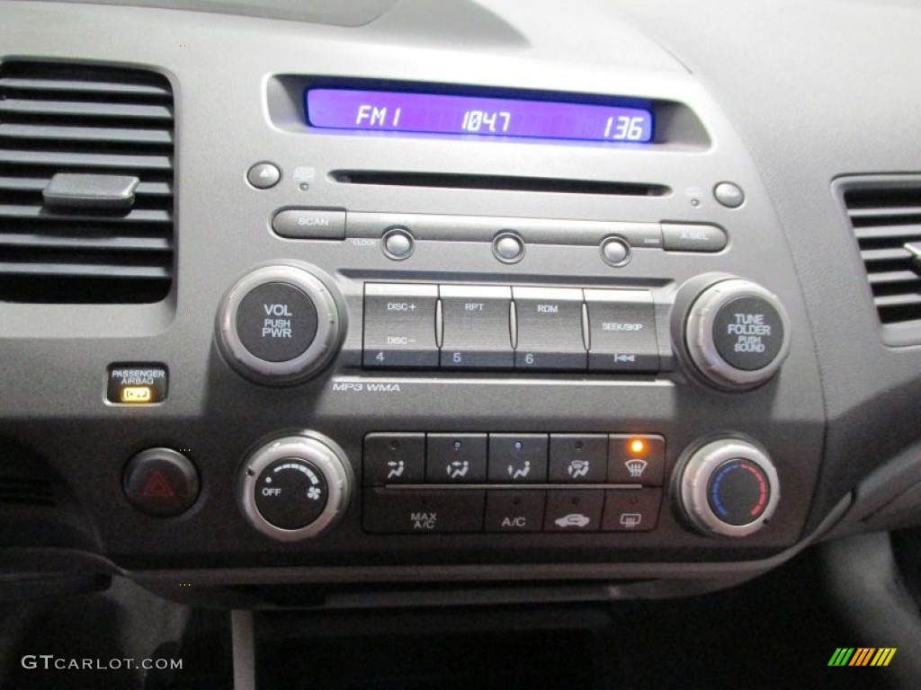 2011 Civic LX Sedan - Royal Blue Pearl / Gray photo #12