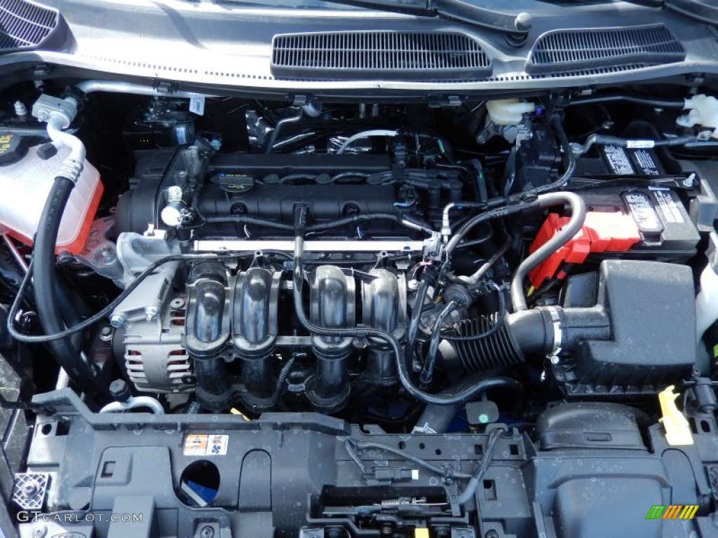 2014 Ford Fiesta S Hatchback 1.6 Liter DOHC 16-Valve Ti-VCT 4 Cylinder Engine Photo #89825561