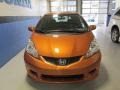 2011 Orange Revolution Metallic Honda Fit Sport  photo #7