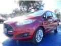 Ruby Red - Fiesta SE Hatchback Photo No. 1