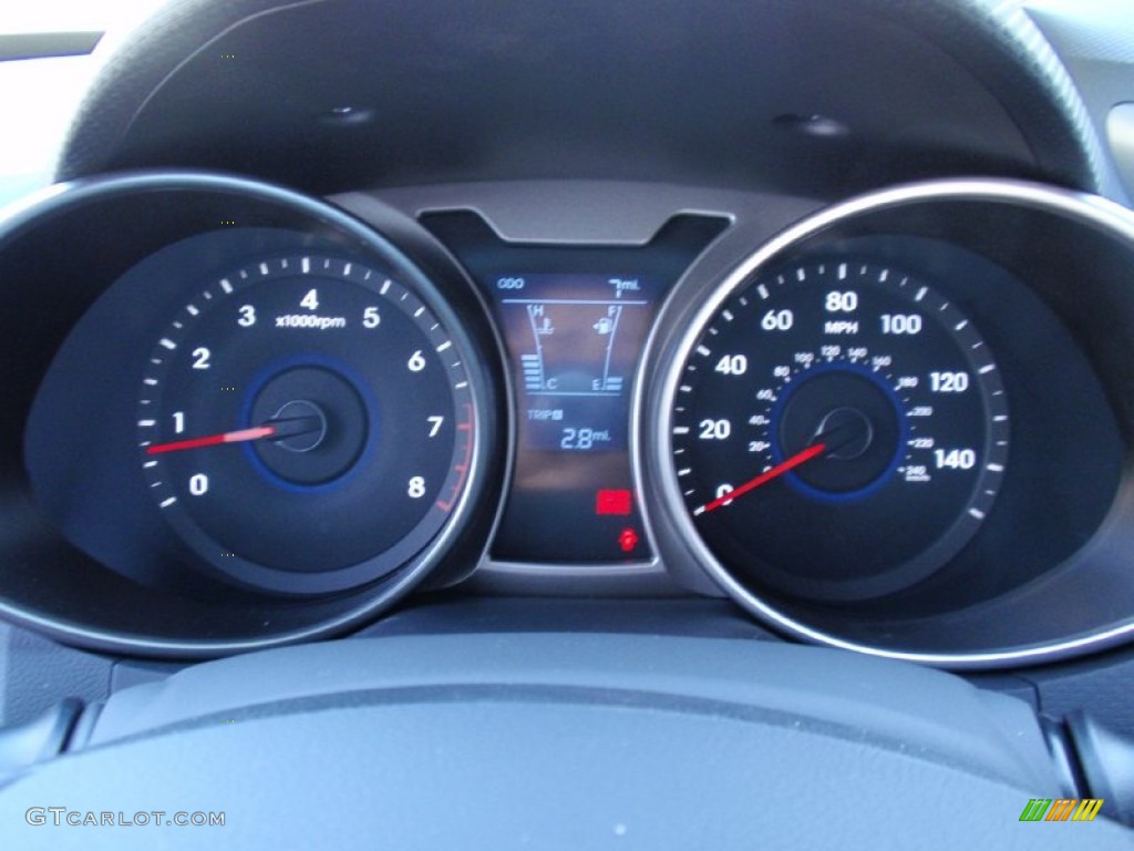 2014 Hyundai Veloster Standard Veloster Model Gauges Photos