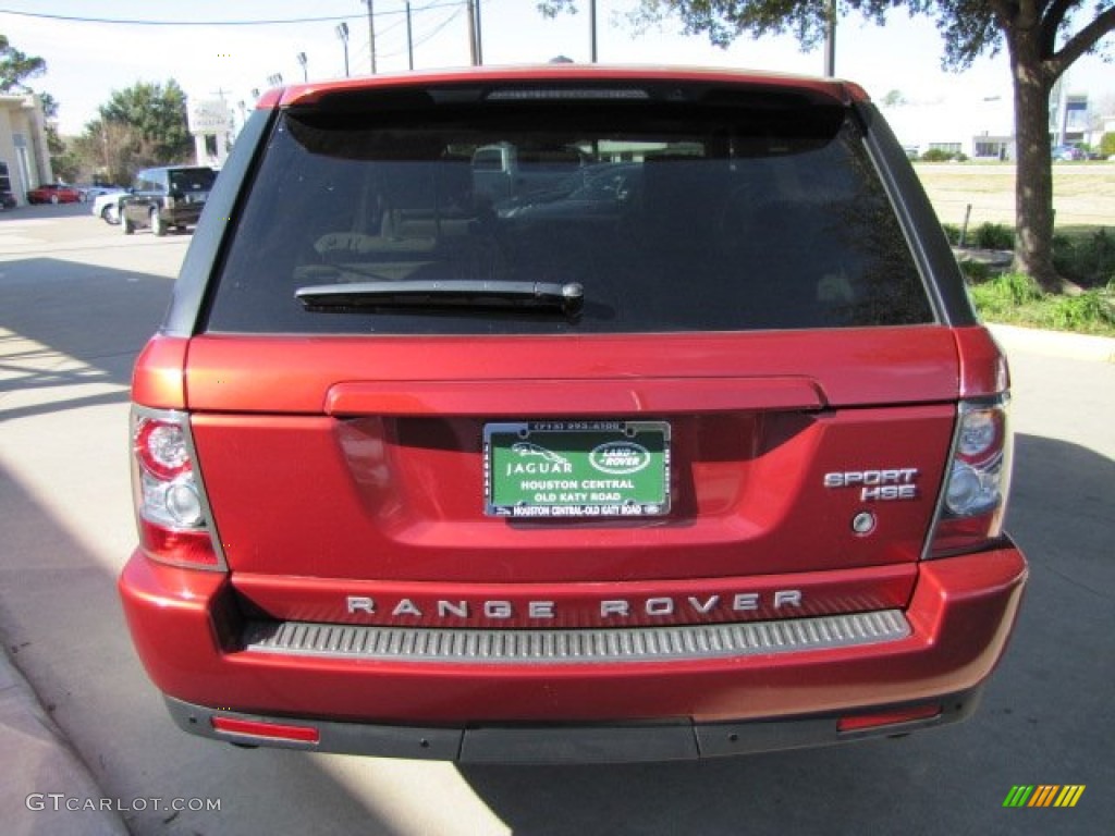 2010 Range Rover Sport HSE - Rimini Red / Ivory/Ebony photo #9