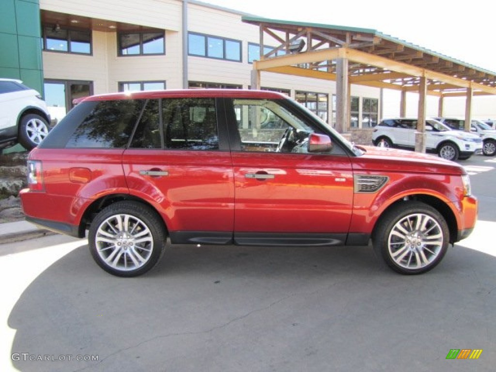 2010 Range Rover Sport HSE - Rimini Red / Ivory/Ebony photo #11