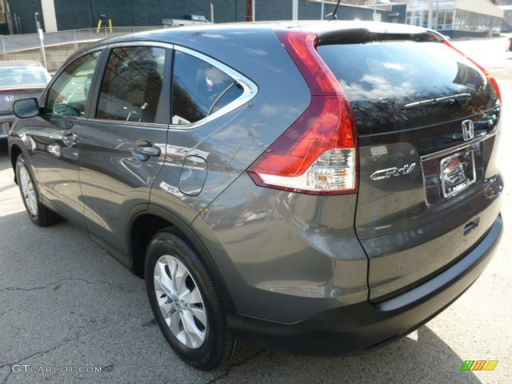 2014 CR-V EX AWD - Polished Metal Metallic / Gray photo #3