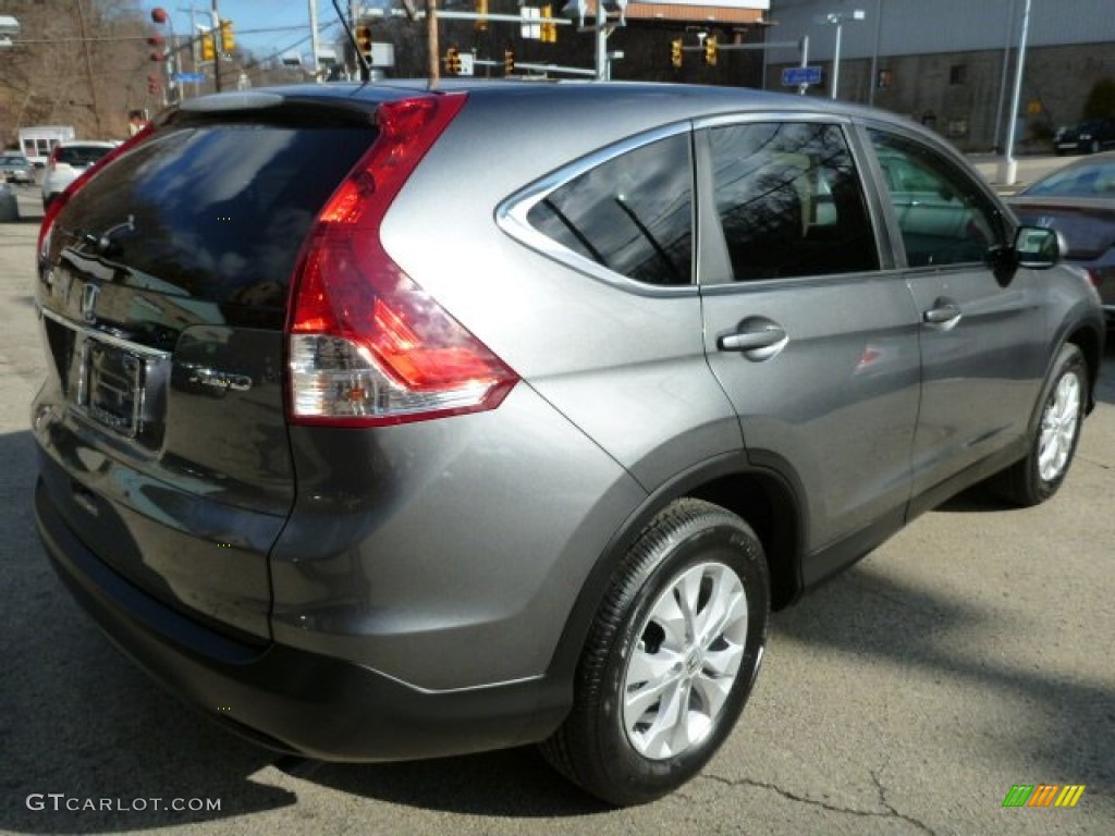 2014 CR-V EX AWD - Polished Metal Metallic / Gray photo #5