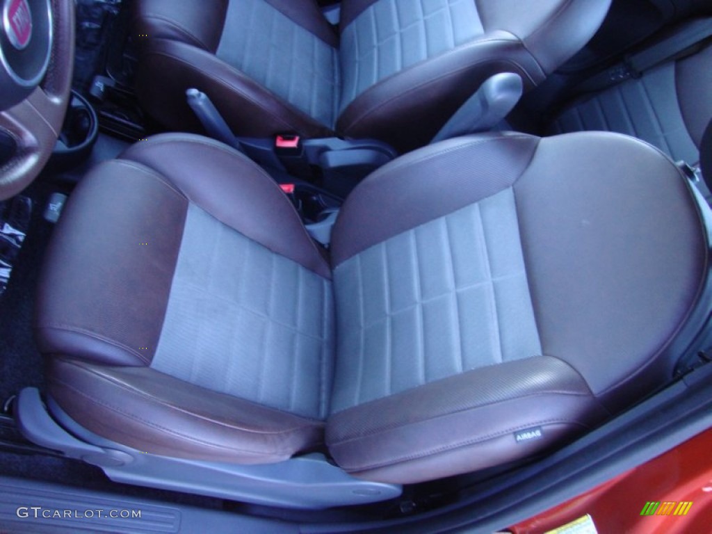 2012 Fiat 500 Sport Front Seat Photo #89829713