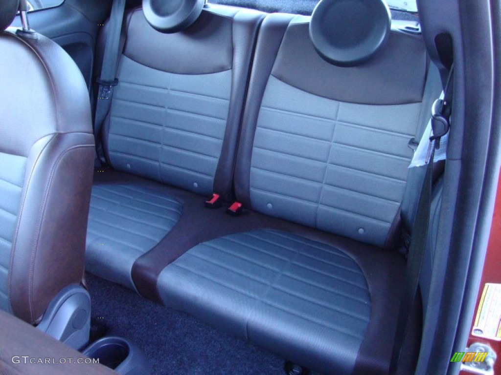 2012 Fiat 500 Sport Rear Seat Photo #89829740