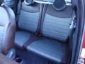 2012 Fiat 500 Sport Tessuto Marrone/Nero (Brown/Black) Interior Rear Seat Photo