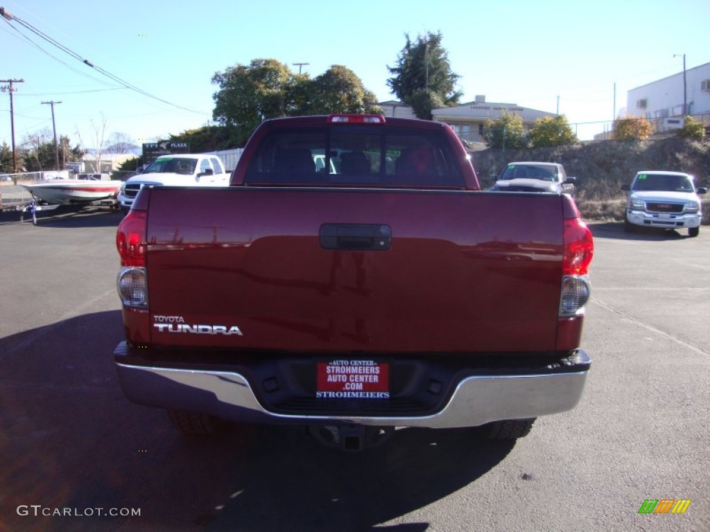 2007 Tundra Limited Double Cab - Salsa Red Pearl / Graphite Gray photo #6