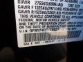 NH731P: Crystal Black Pearl 2014 Honda Pilot Touring 4WD Color Code