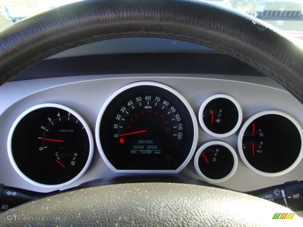 2007 Tundra Limited Double Cab - Salsa Red Pearl / Graphite Gray photo #12