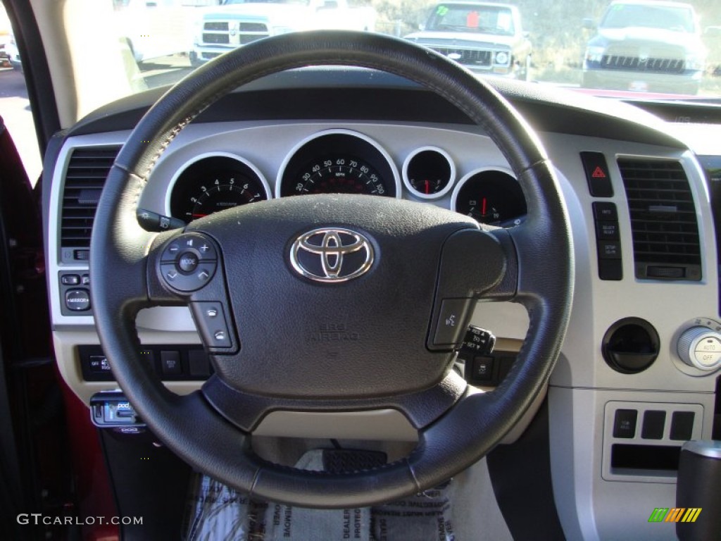 2007 Tundra Limited Double Cab - Salsa Red Pearl / Graphite Gray photo #13