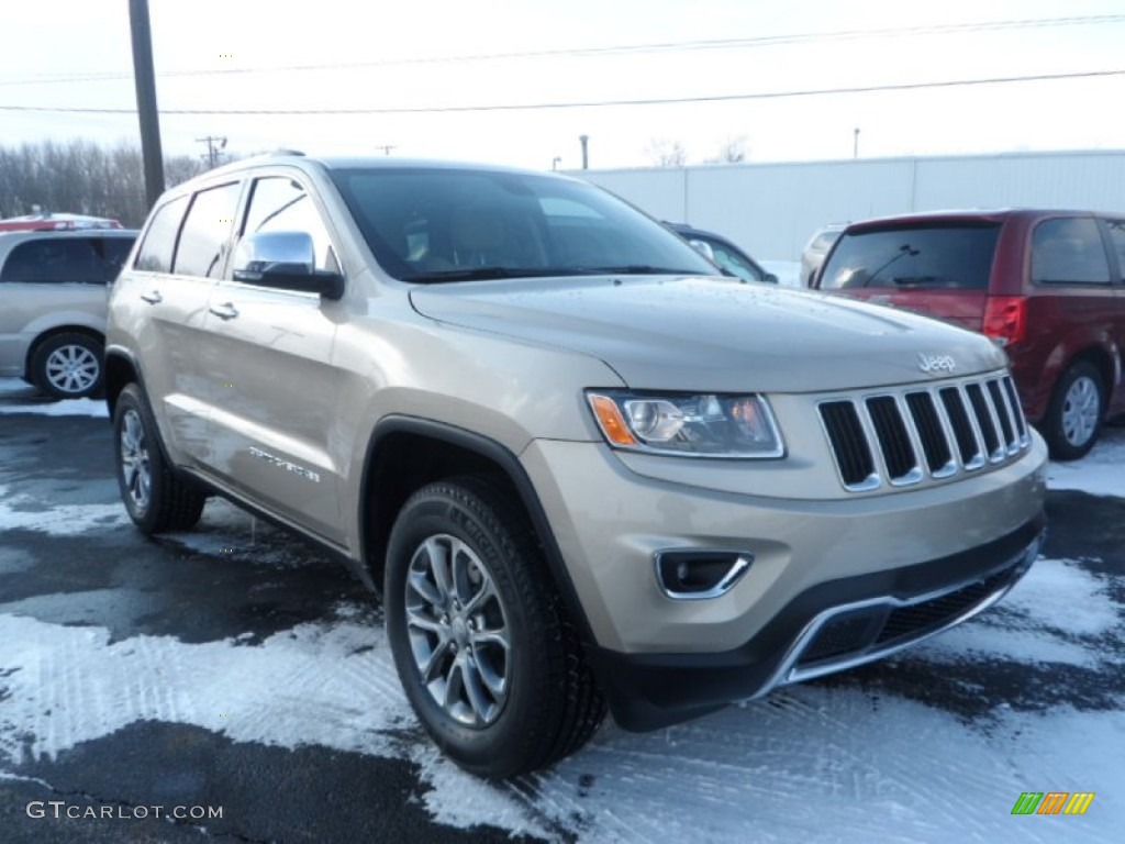 2014 Grand Cherokee Limited 4x4 - Cashmere Pearl / New Zealand Black/Light Frost photo #1