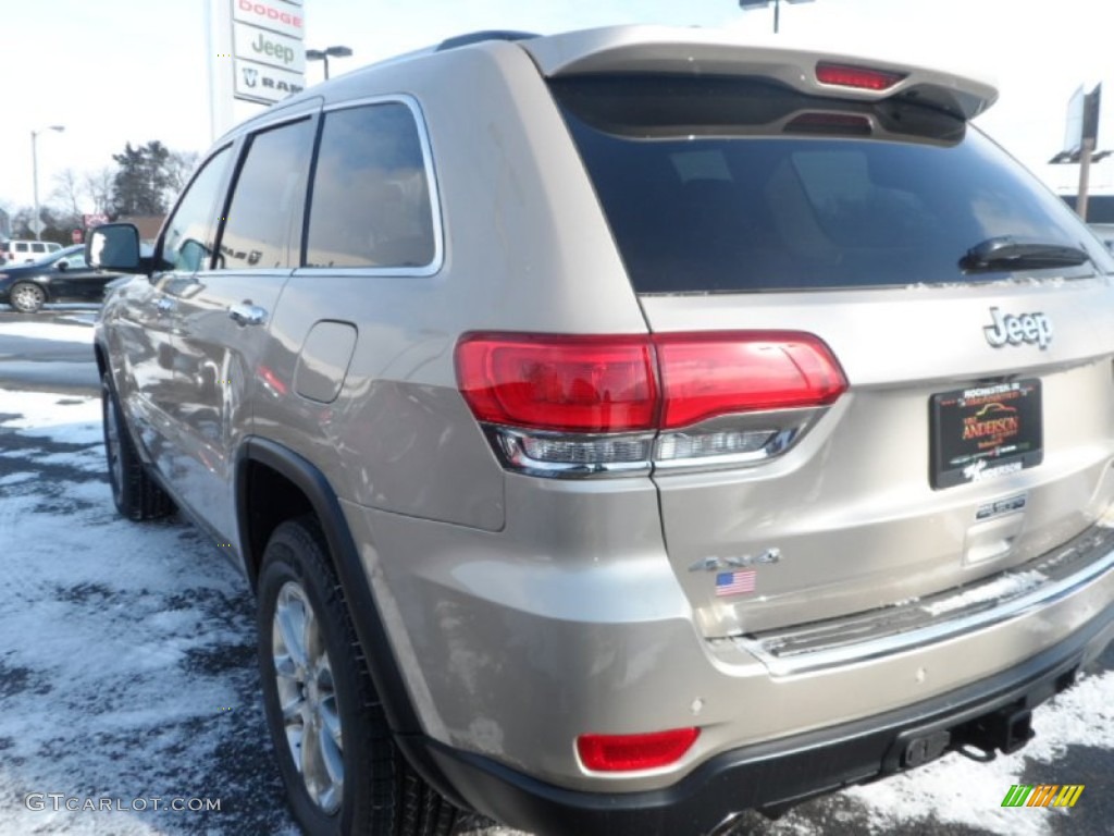 2014 Grand Cherokee Limited 4x4 - Cashmere Pearl / New Zealand Black/Light Frost photo #3