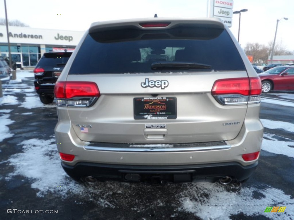2014 Grand Cherokee Limited 4x4 - Cashmere Pearl / New Zealand Black/Light Frost photo #4