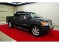 2008 Galaxy Black Nissan Titan LE Crew Cab  photo #1