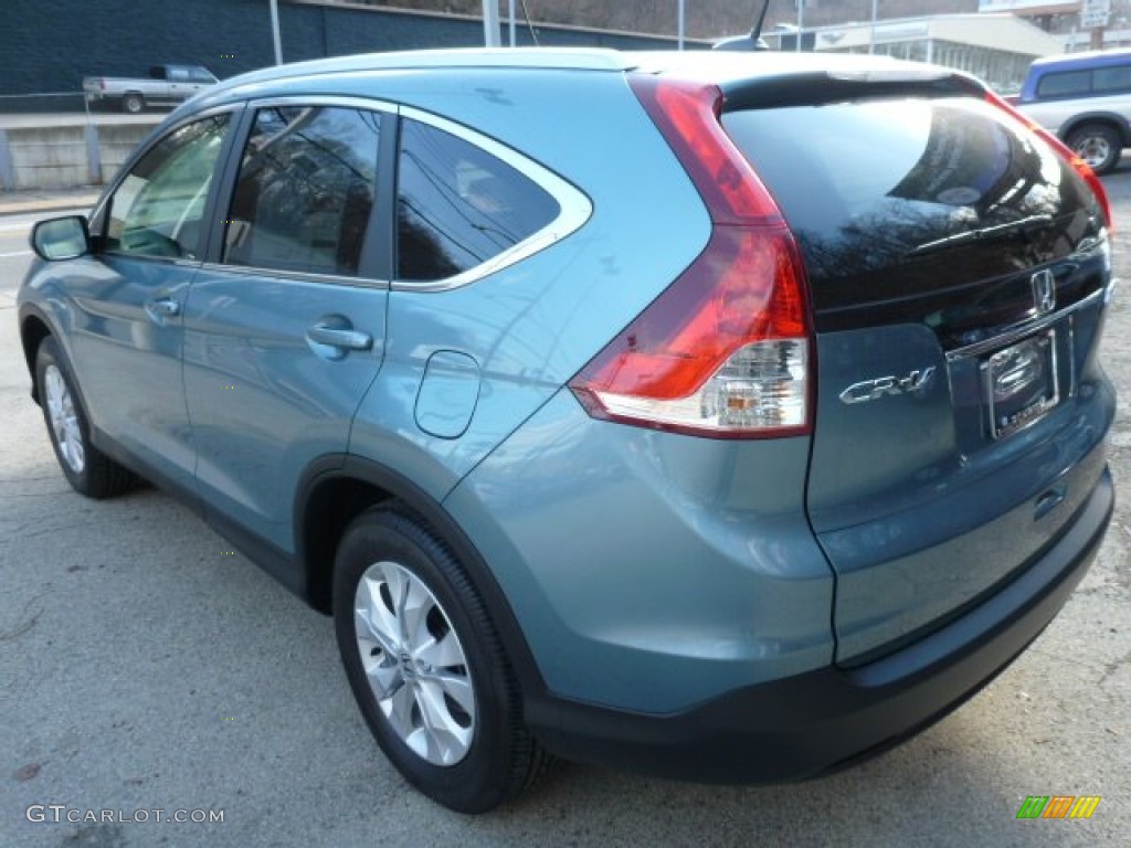 2014 CR-V EX-L AWD - Mountain Air Metallic / Beige photo #3