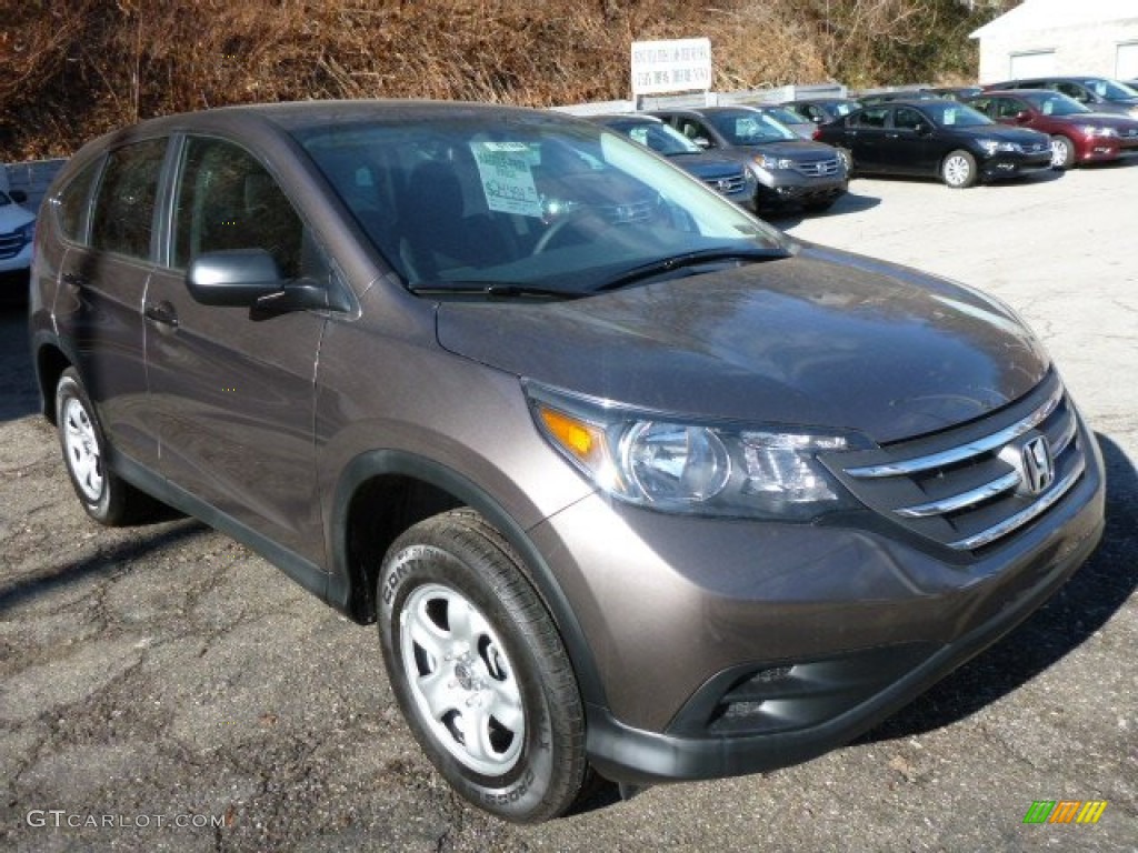 2014 CR-V LX AWD - Urban Titanium Metallic / Black photo #6