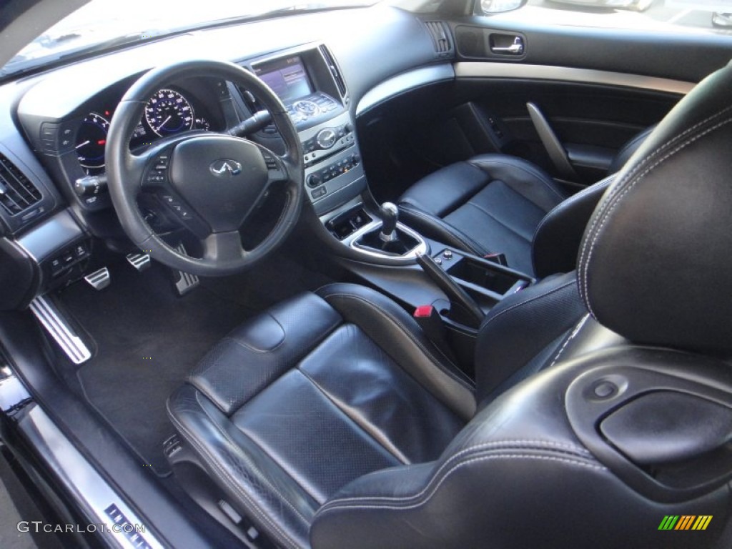 Graphite Interior 2010 Infiniti G 37 S Sport Coupe Photo #89833064