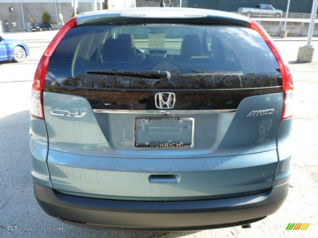 2014 CR-V EX AWD - Mountain Air Metallic / Beige photo #4