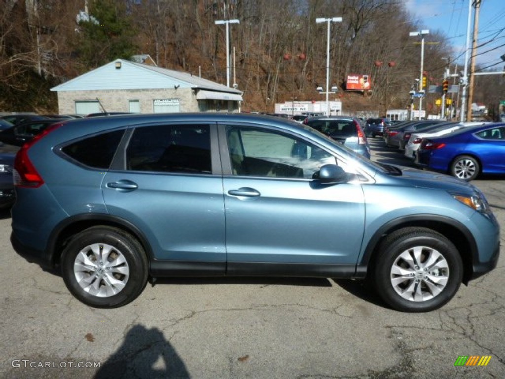 2014 CR-V EX AWD - Mountain Air Metallic / Beige photo #6