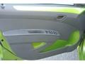 Silver/Green 2014 Chevrolet Spark LS Door Panel