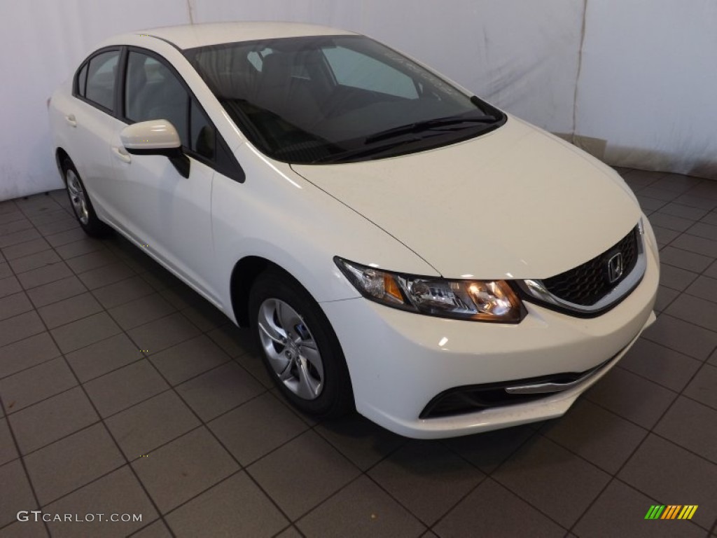 White Orchid Pearl Honda Civic