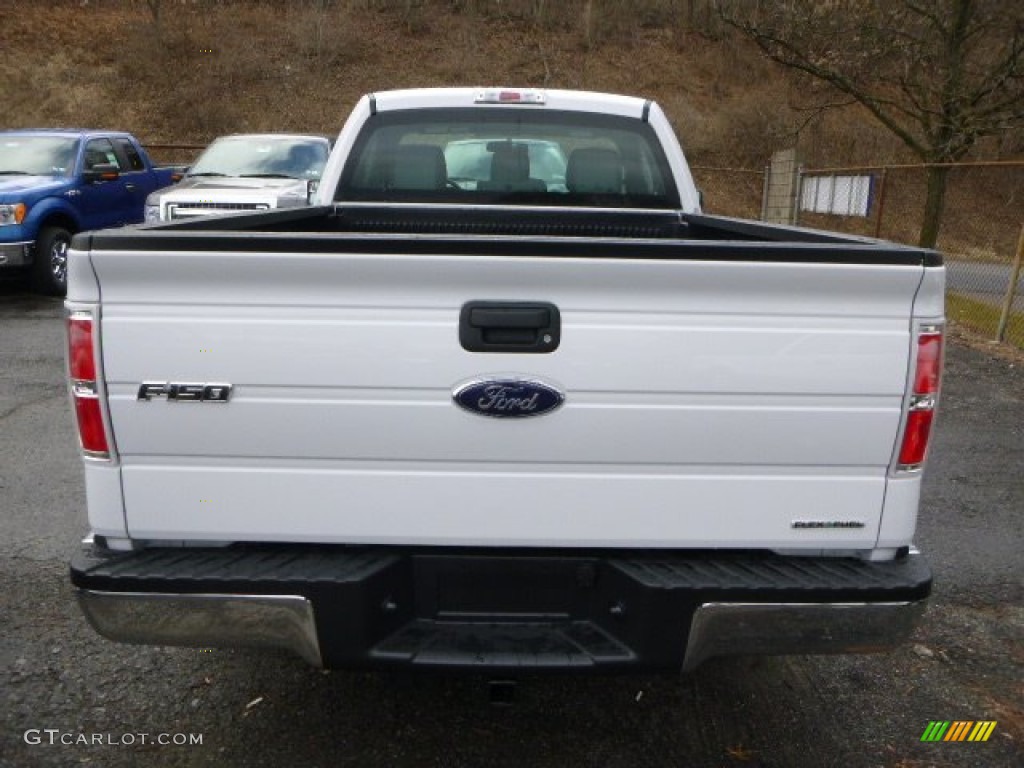 2014 F150 XL Regular Cab - Oxford White / Steel Grey photo #3