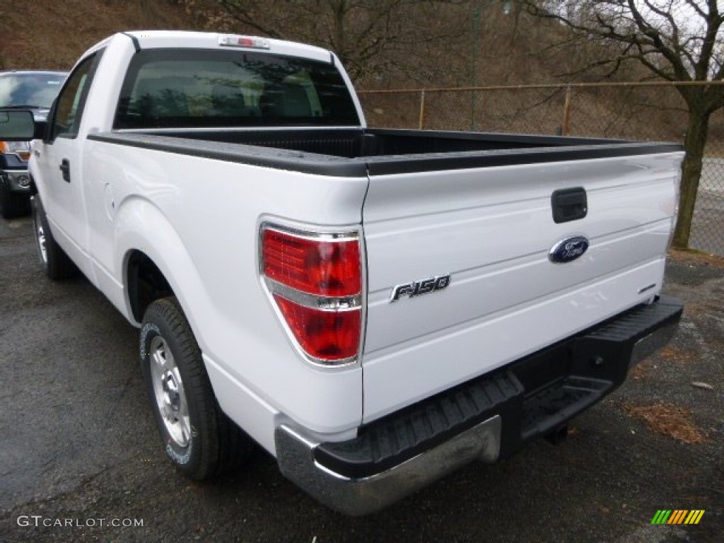 2014 F150 XL Regular Cab - Oxford White / Steel Grey photo #4