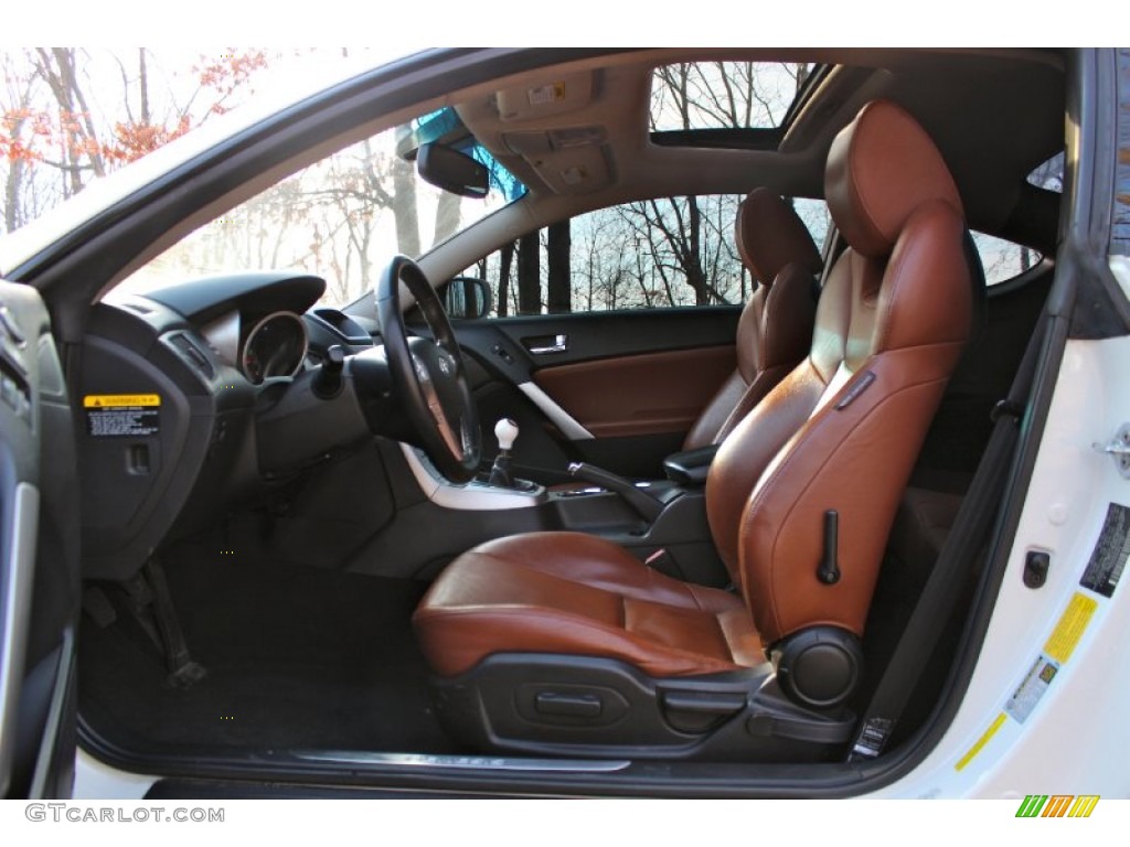 2010 Genesis Coupe 3.8 Grand Touring - Karussell White / Brown photo #12