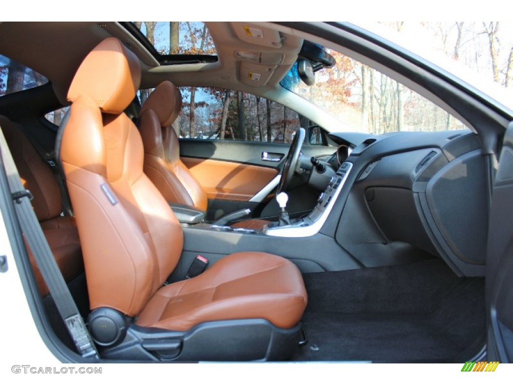 2010 Genesis Coupe 3.8 Grand Touring - Karussell White / Brown photo #21