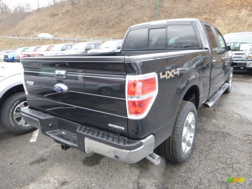 2014 F150 XLT SuperCrew 4x4 - Tuxedo Black / Pale Adobe photo #2