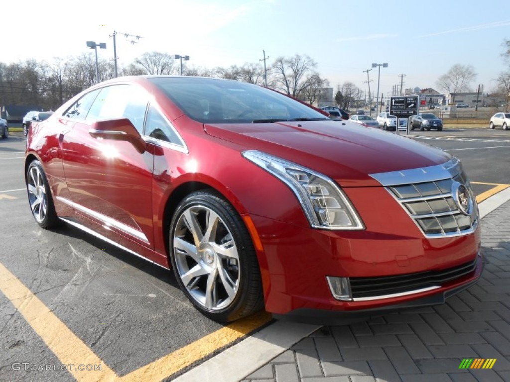 Crystal Red Tintcoat 2014 Cadillac ELR Coupe Exterior Photo #89836267