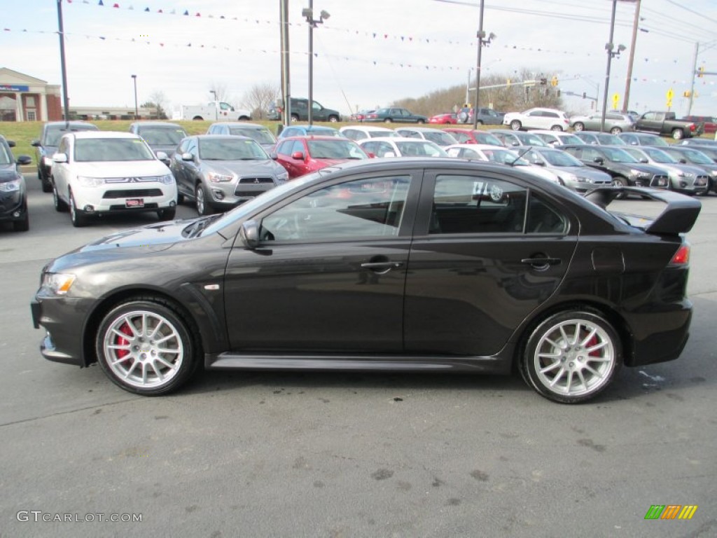 Phantom Black Pearl 2014 Mitsubishi Lancer Evolution GSR Exterior Photo #89836316