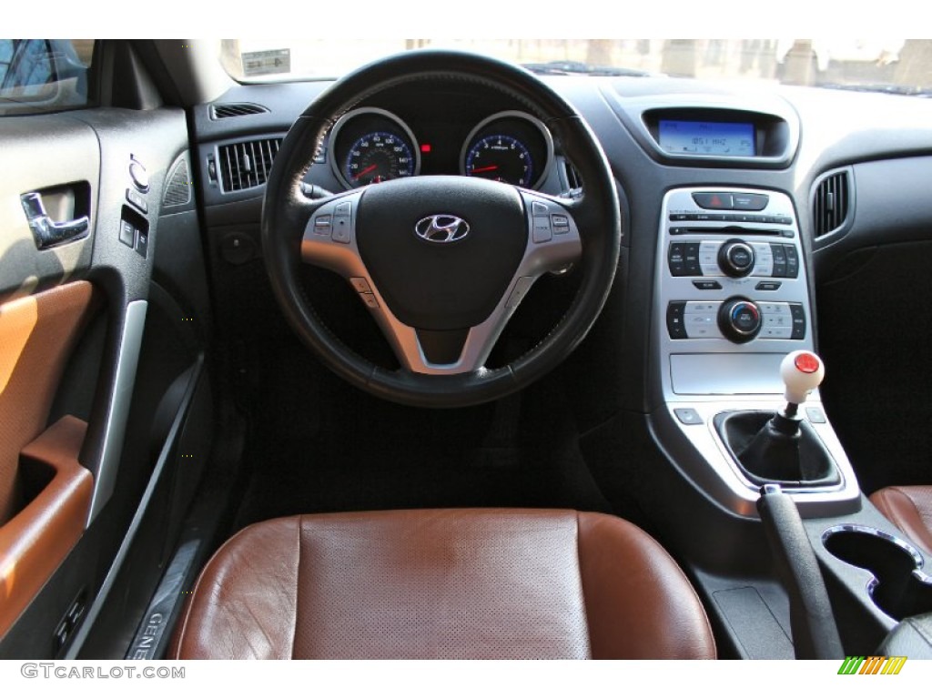 2010 Genesis Coupe 3.8 Grand Touring - Karussell White / Brown photo #29