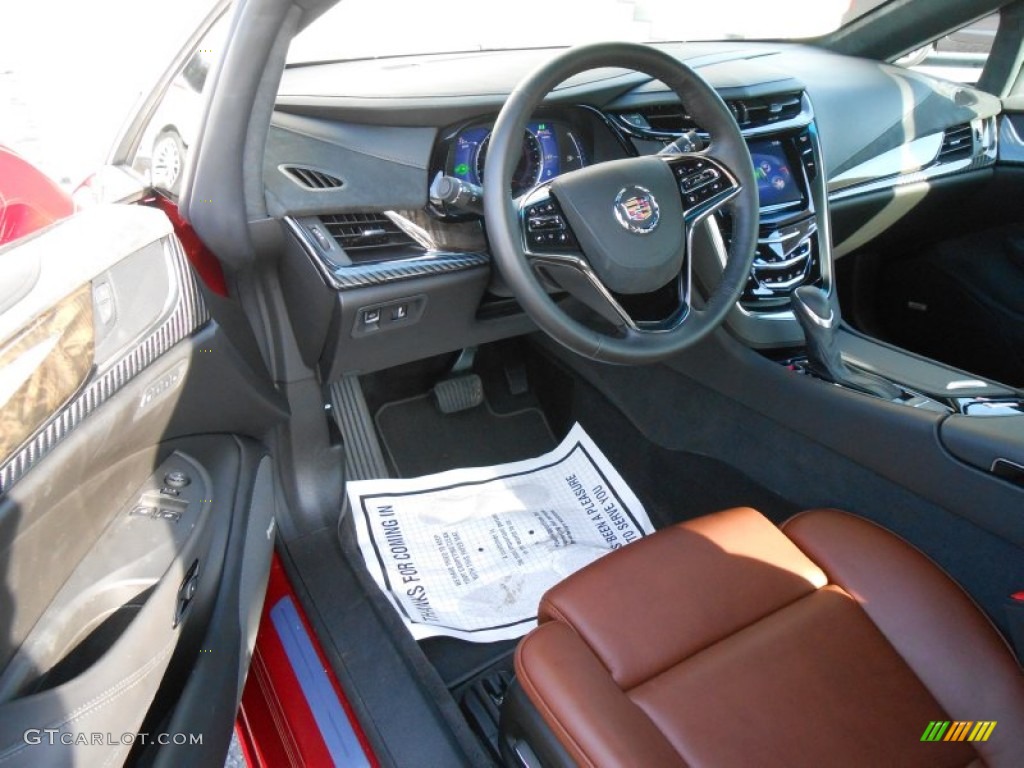 Kona Brown/Jet Black Interior 2014 Cadillac ELR Coupe Photo #89836367